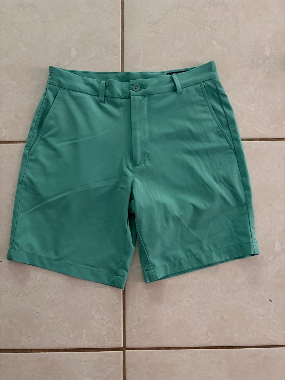 Vineyard Vines Mint Green Flat-Front Shorts